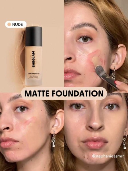 (Sheglam) COMPLEXION PRO Long-Lasting Breathable Matte Foundation