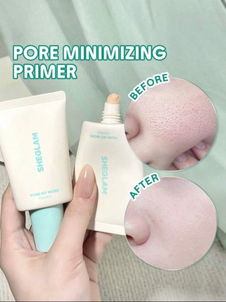 SHEGLAM Pore No More Primer Poreless Oil-Control Primer Lightweight Father's Day Graduation Birthday Holiday Spring Summer Y2K Fancy Fashion Makeup Cosmetic Party Beach Travel Camping Outdoors School Campus Trip Festivals Decor Gift Present Rose Girl Cosplay Best Color Charm Vibe