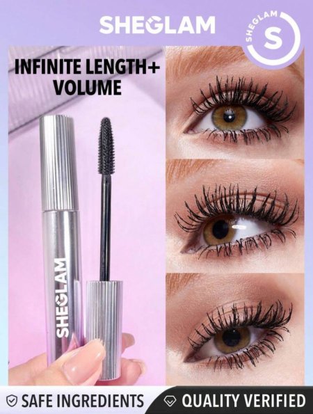 SHEGLAM Flutter Wink Volumizing Mascara Volumizing Lengthening Long-Lasting
