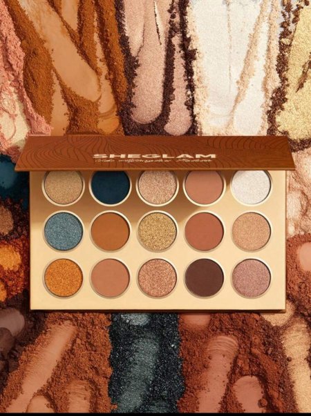 SHEGLAM Afterglow Palette 15-Color Matte Gilding Shimmer Eyeshadow