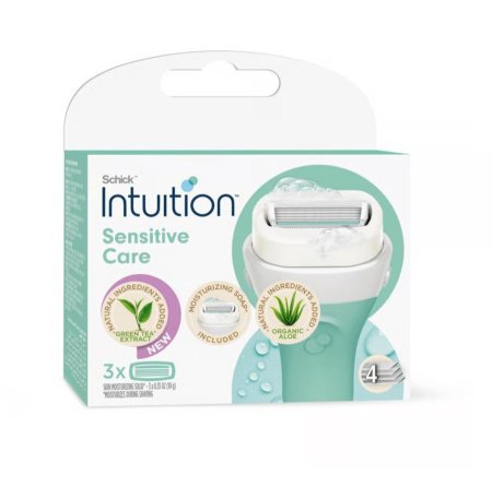 ملحقات شفرات حلاقة بالصبار SCHICK INTUITION