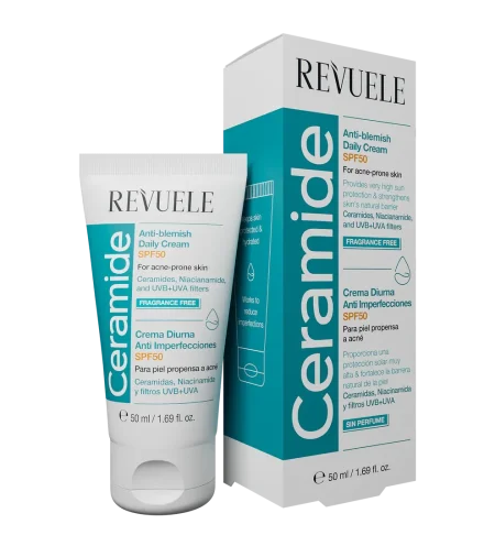كريم مرطب وواقي شمس +SPF50 محارب لتصبغات للبشرة المختلطة والدهنية